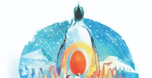 A penguin and his egg
